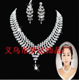 璀璨光影 义乌梦达饰品厂水钻套链高清图赏与珠宝首饰魅力解析